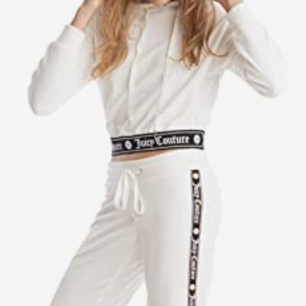 NWT - Juicy Couture Cropped hoodie velour